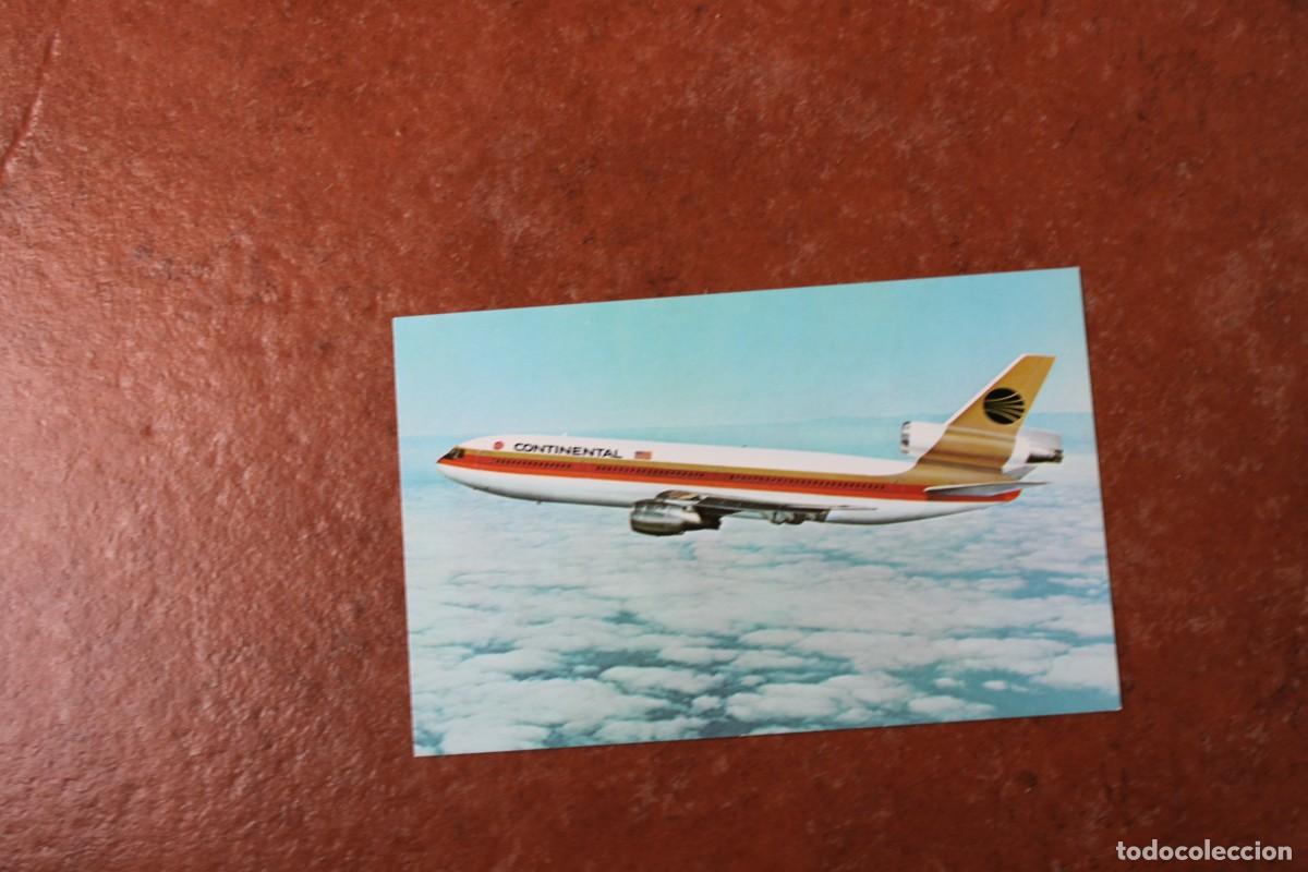Postales: POSTAL DE AVIONES : DC-10 CONTINENTAL - Foto 1