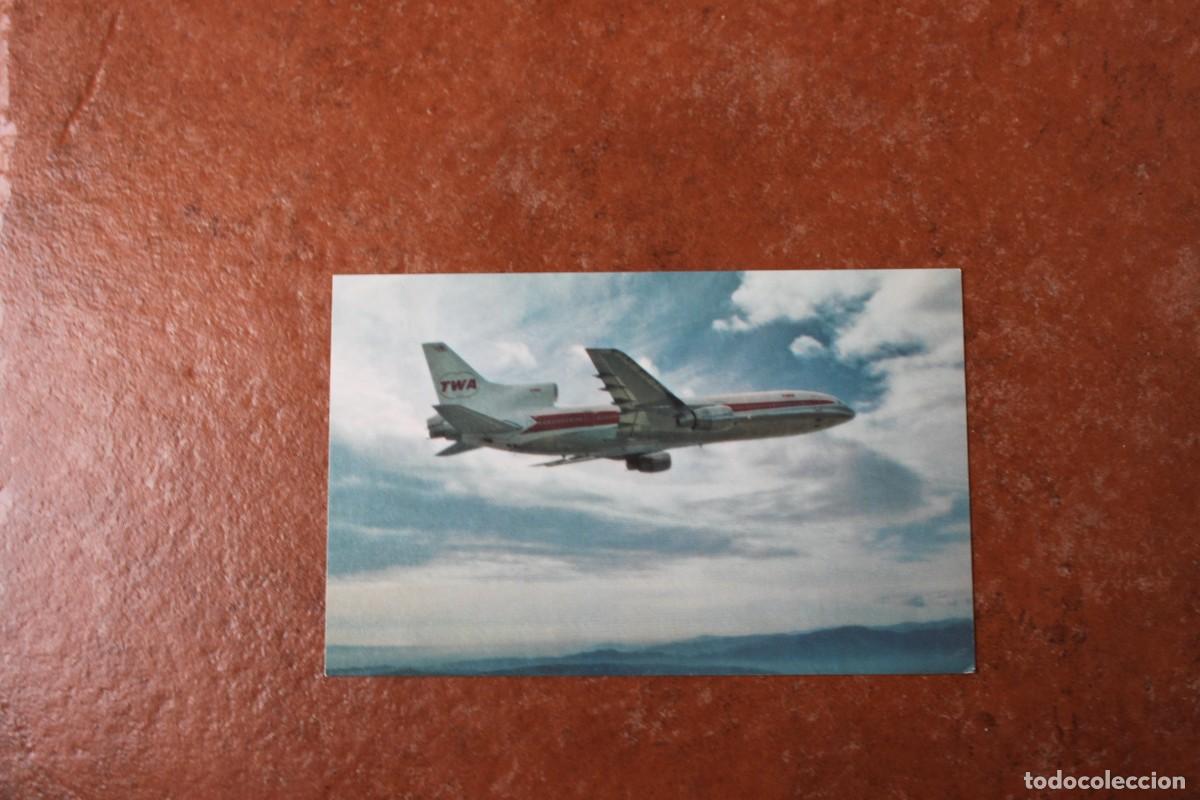 Postales: POSTAL DE AVIONES : TWA L-1011 - Foto 1
