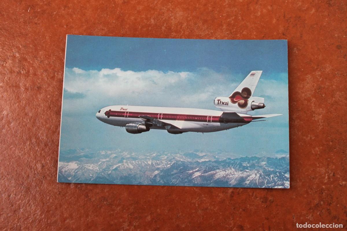 Postales: POSTAL DE AVIONES : THAI - Foto 1