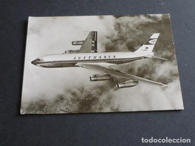 Postales: AVION BOEING JET 720 B DE LUFTHANSA POSTAL - Foto 1