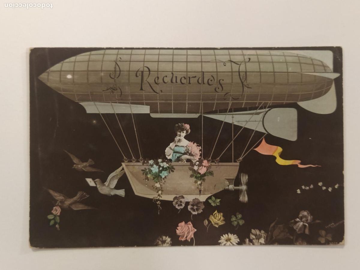 Postales: MUJER ZEPPELIN - POSTAL ANTIGUA -(113.207) - Foto 1