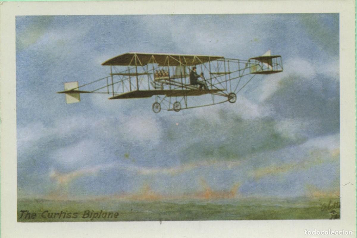 Postales: The Curtiss biplane. Sin circular. ED. E. ANTALBE - Foto 1