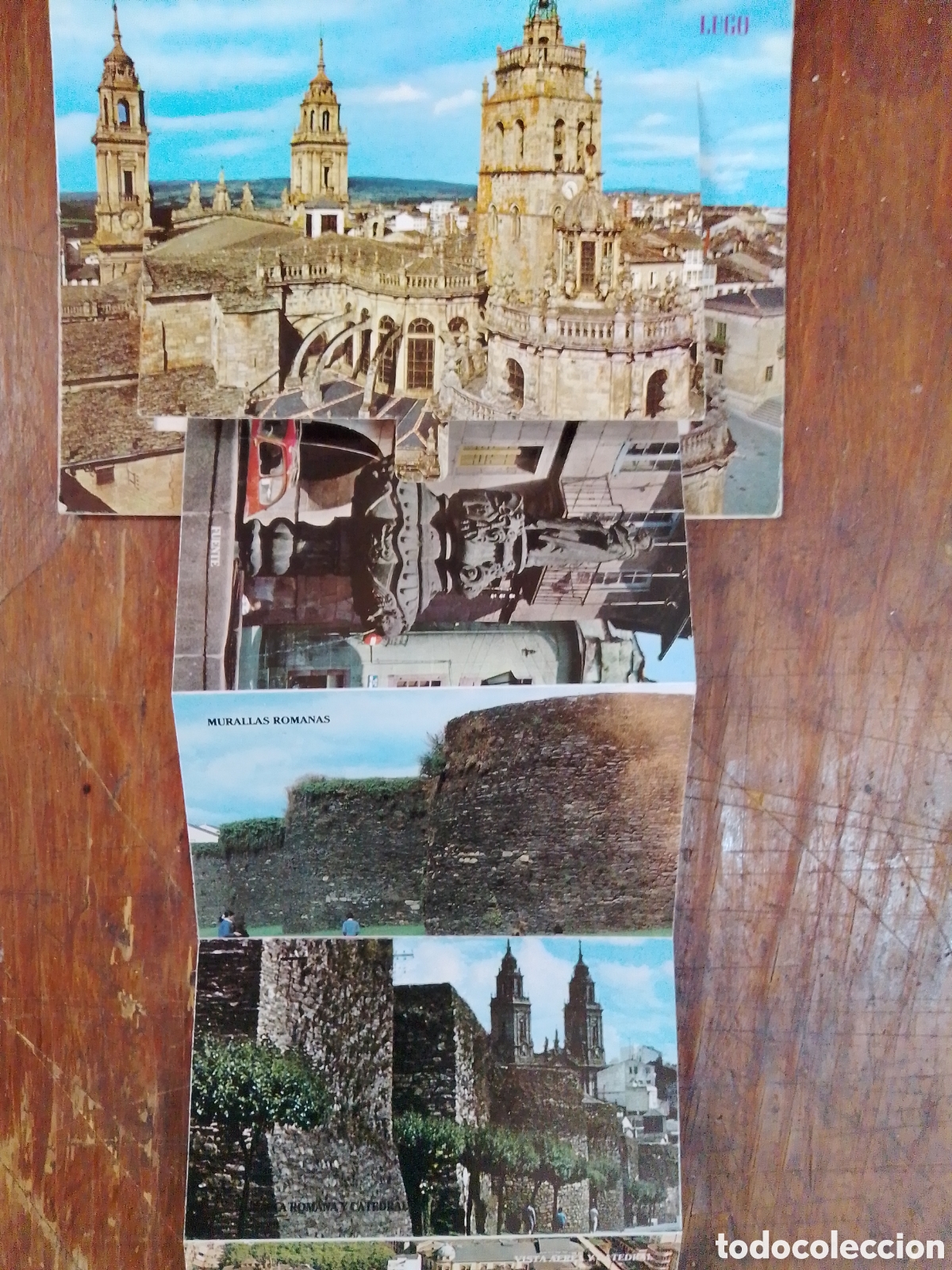 Postales: POSTAL DE LUGO CON DESPLEGABLE INTERIOR. EDICIONES PARIS. - Foto 2