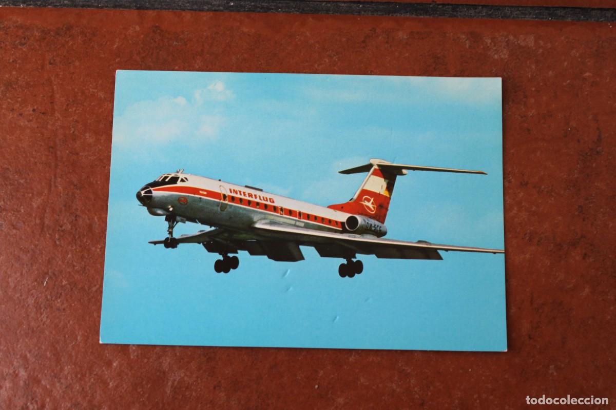 Postales: POSTAL DE AVIONES : TU 134 72 INTERFLUG - Foto 1