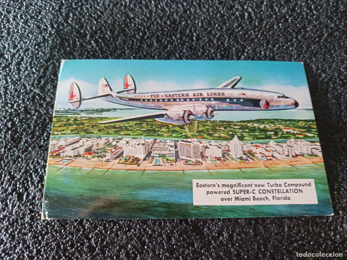 Postales: SUPER C, CONSTELLATION, FLY EASTERN AIR LINES, CIRCULADA - Foto 1