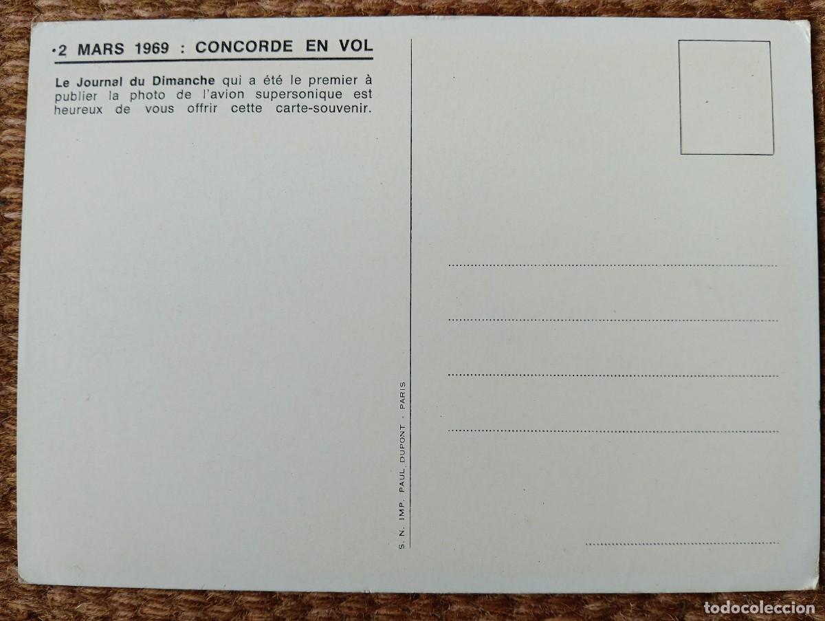 Postales: AVION SUPERSONICO CONCORDE - Foto 2