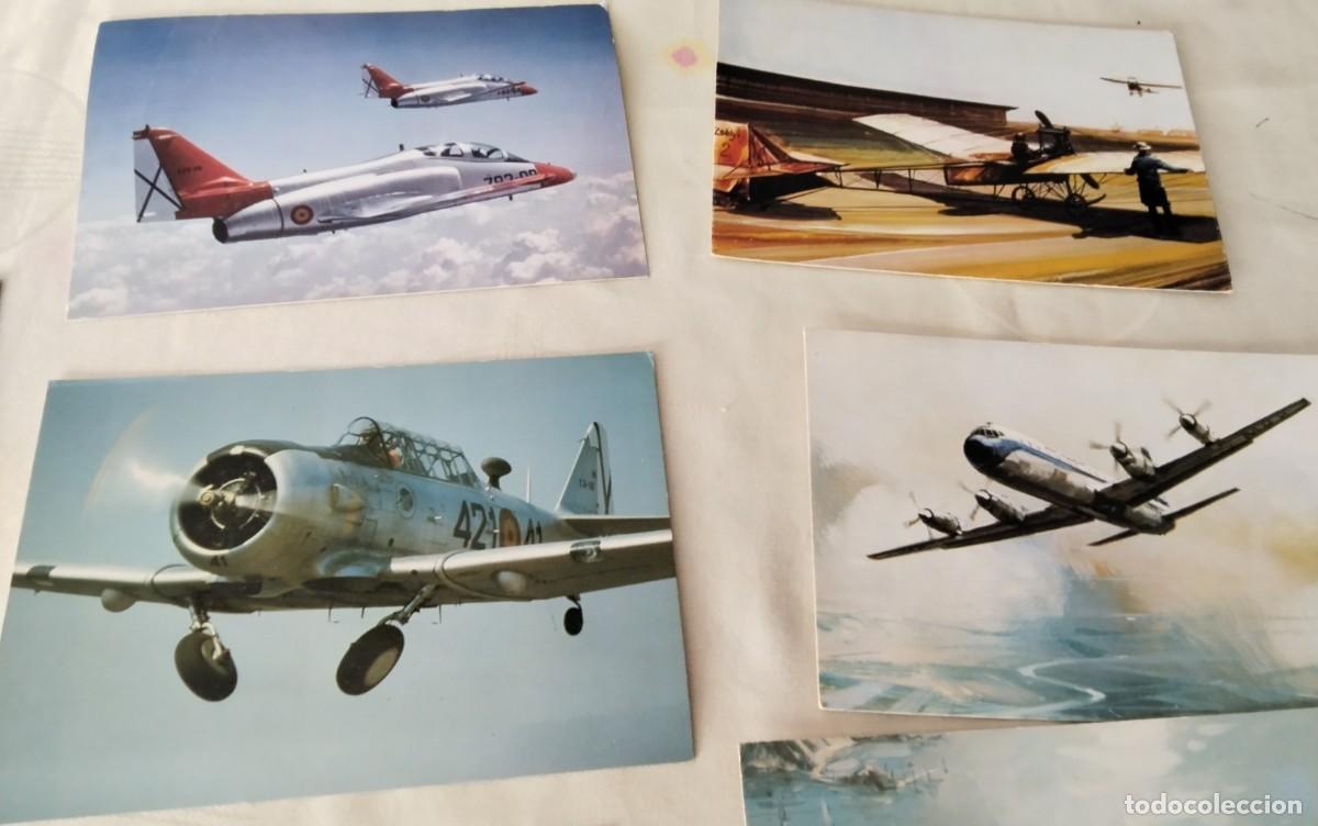 Postales: LOTE DE 14 POSTALES TEMA AVIONES - Foto 4