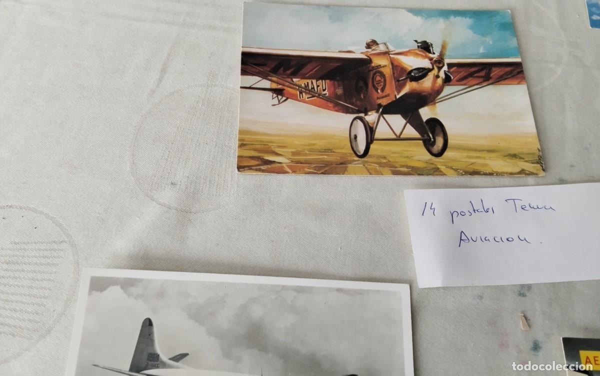 Postales: LOTE DE 14 POSTALES TEMA AVIONES - Foto 10