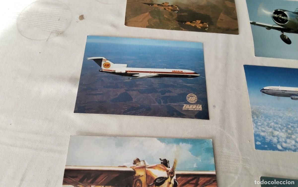 Postales: LOTE DE 14 POSTALES TEMA AVIONES - Foto 12