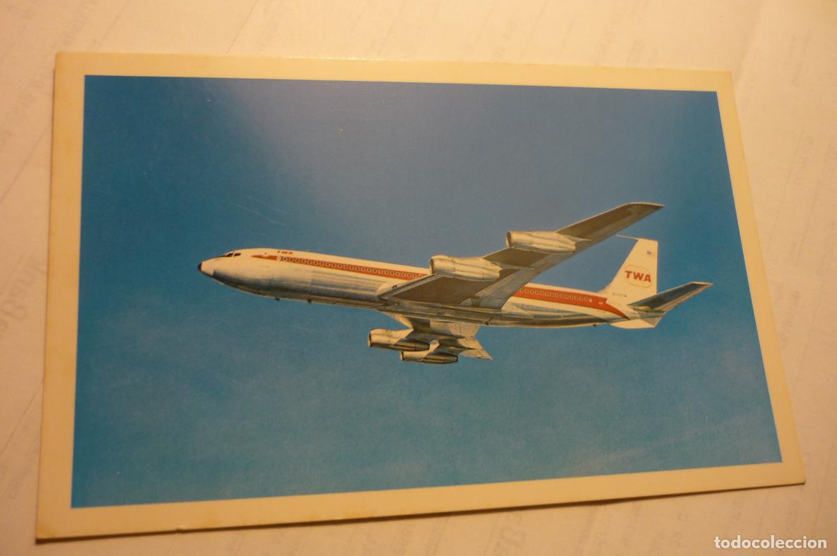 Postales: postal extranjera avion cia. twa - Foto 1