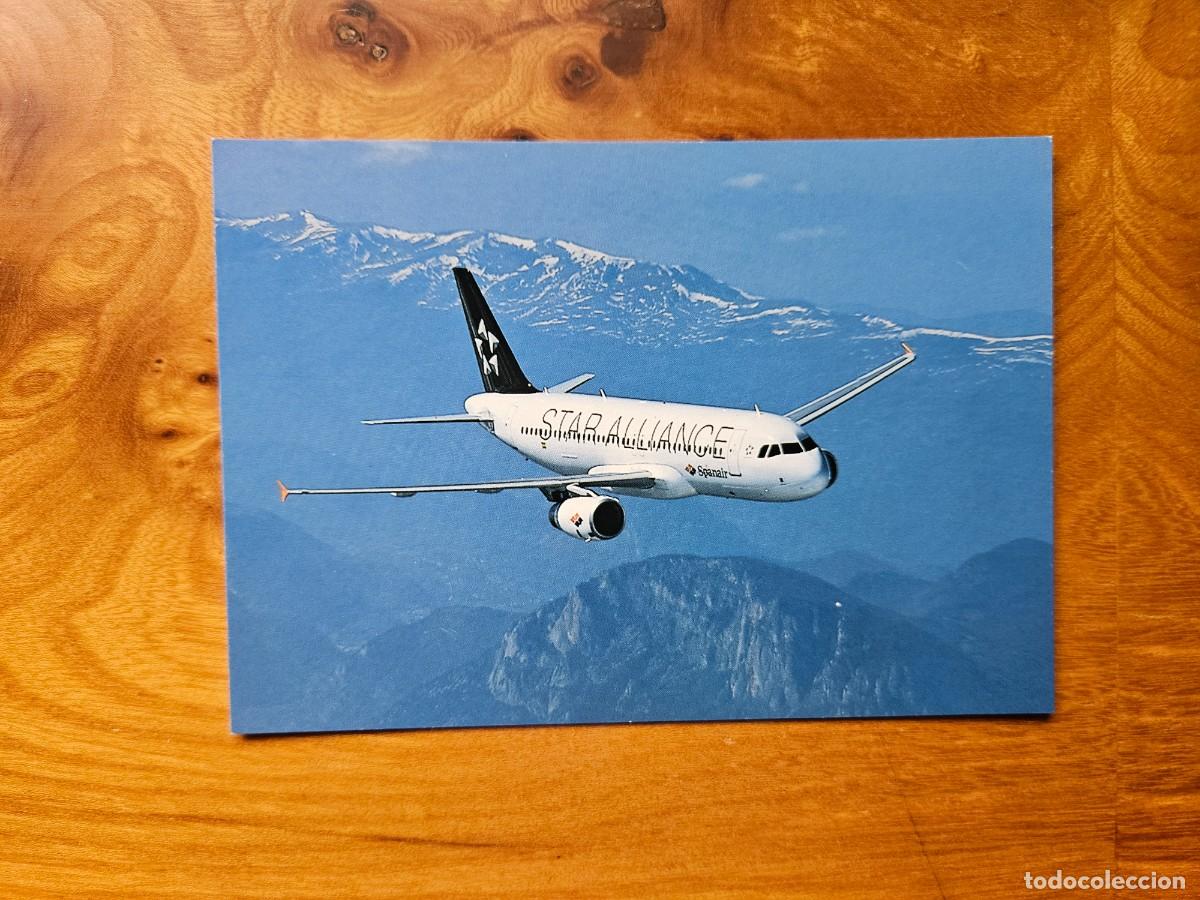 Postales: POSTAL SPANAIR - STAR ALLIANCE - Foto 1