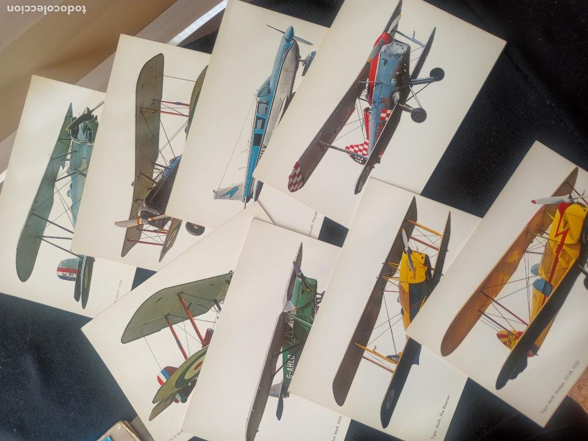 Postales: 8 postales de aviones - Foto 1