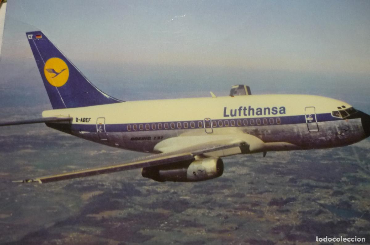 Postales: postal avion lufthansa boeing 737 - Foto 1