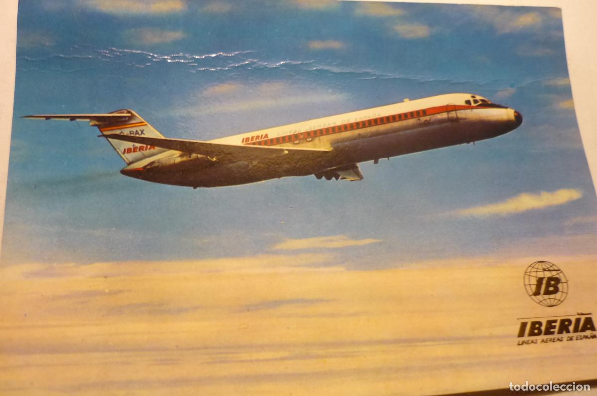 Postales: postal iberia jet douglas dc9 cm - Foto 1
