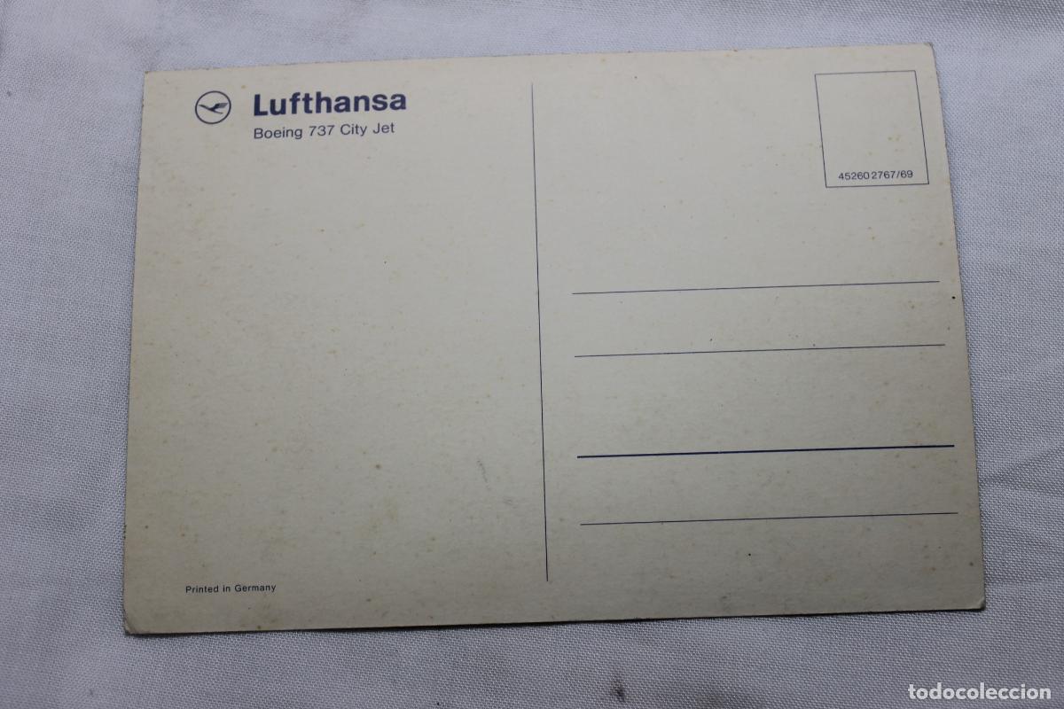 Postales: LUFTHANSA BOEING 737 CITY JET - Foto 2