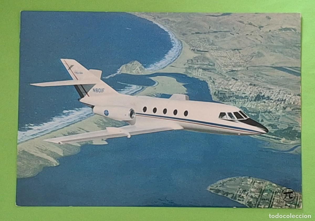 Cartes Postales: AVION - FALCON MYSTERE 20 - POSTAL ORIGINAL SIN CIRCULAR - AVIONES - AVIACION