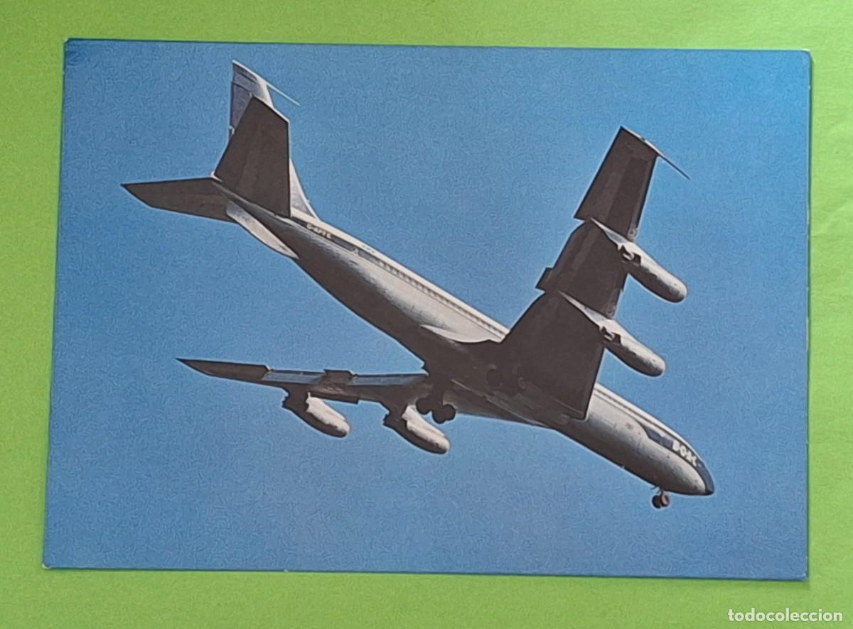 Cartes Postales: AVION - BOEING 707 BOAC - POSTAL ORIGINAL SIN CIRCULAR - AVIONES - AVIACION