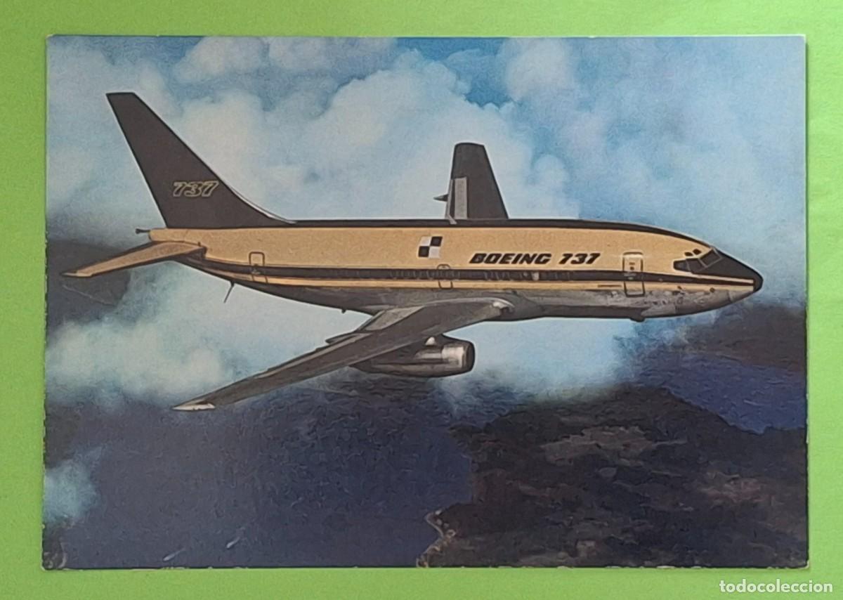 Cartes Postales: AVION - BOEING 737 - POSTAL ORIGINAL SIN CIRCULAR - AVIONES - AVIACION