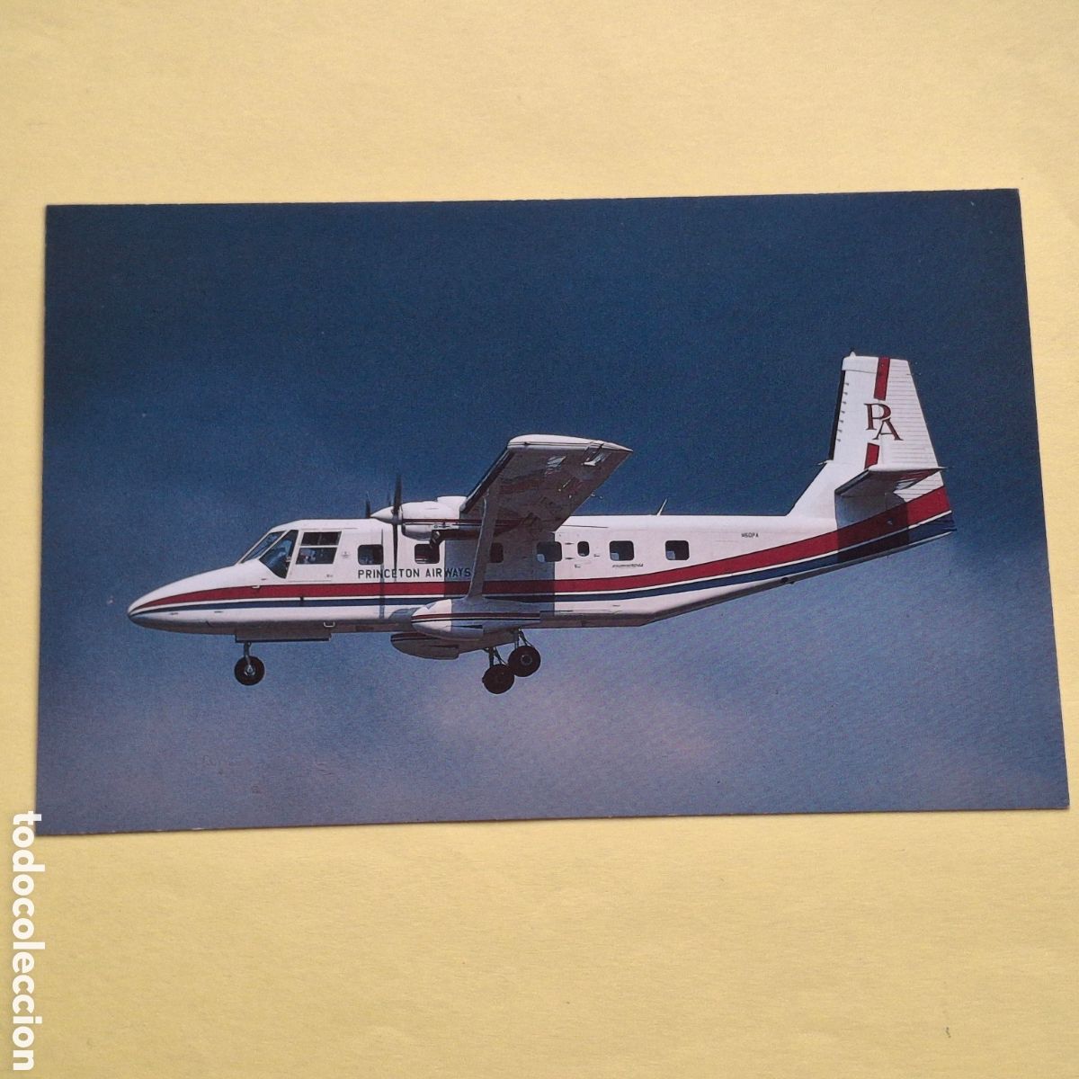 Postales: PRINCETON AIRWAYS GAF NOMAD N60PA - POSTAL AVION AVIACION - MARY JAYNE&acute;S