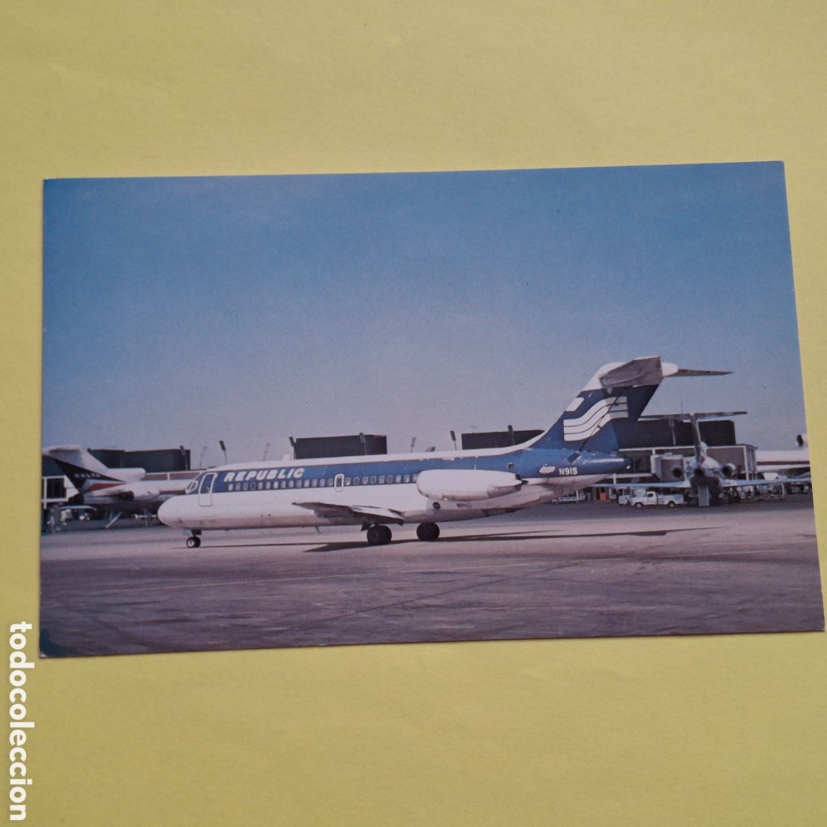 Postales: REPUBLIC AIRLINES DOUGLAS DC-9-15 - POSTAL AVION AVIACION - MARY JAYNE&acute;S