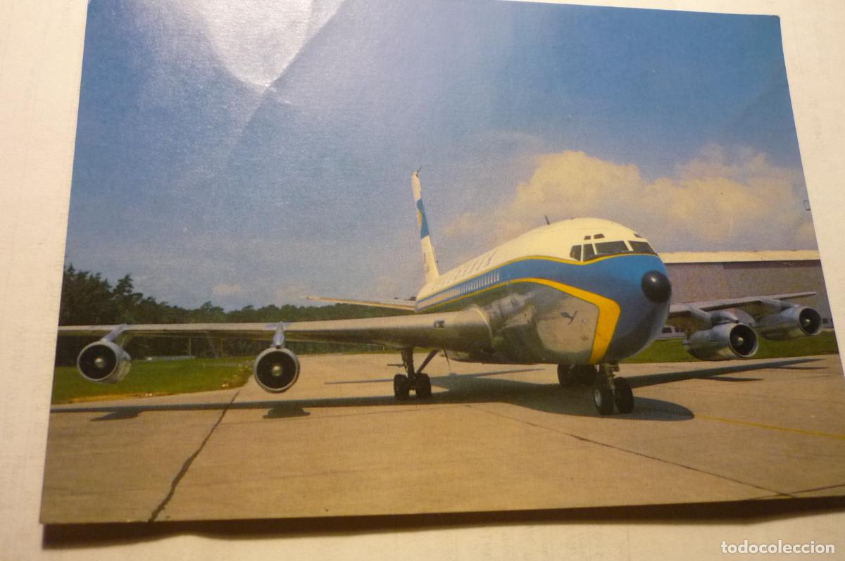 Postales: postal exranjera avion boeing jet 72o b lufthansa cm