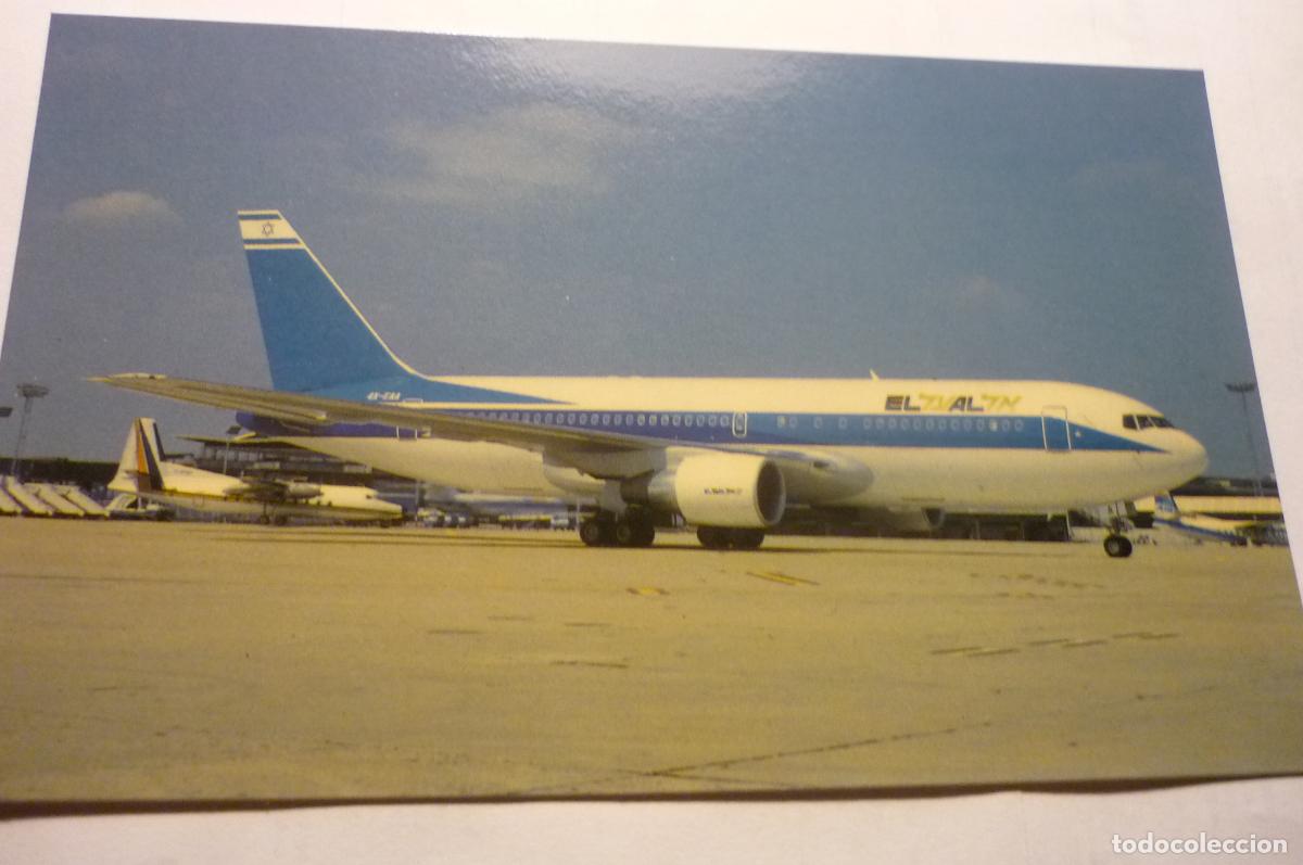 Postales: postal extranjera el al 4xeaa boeing 767