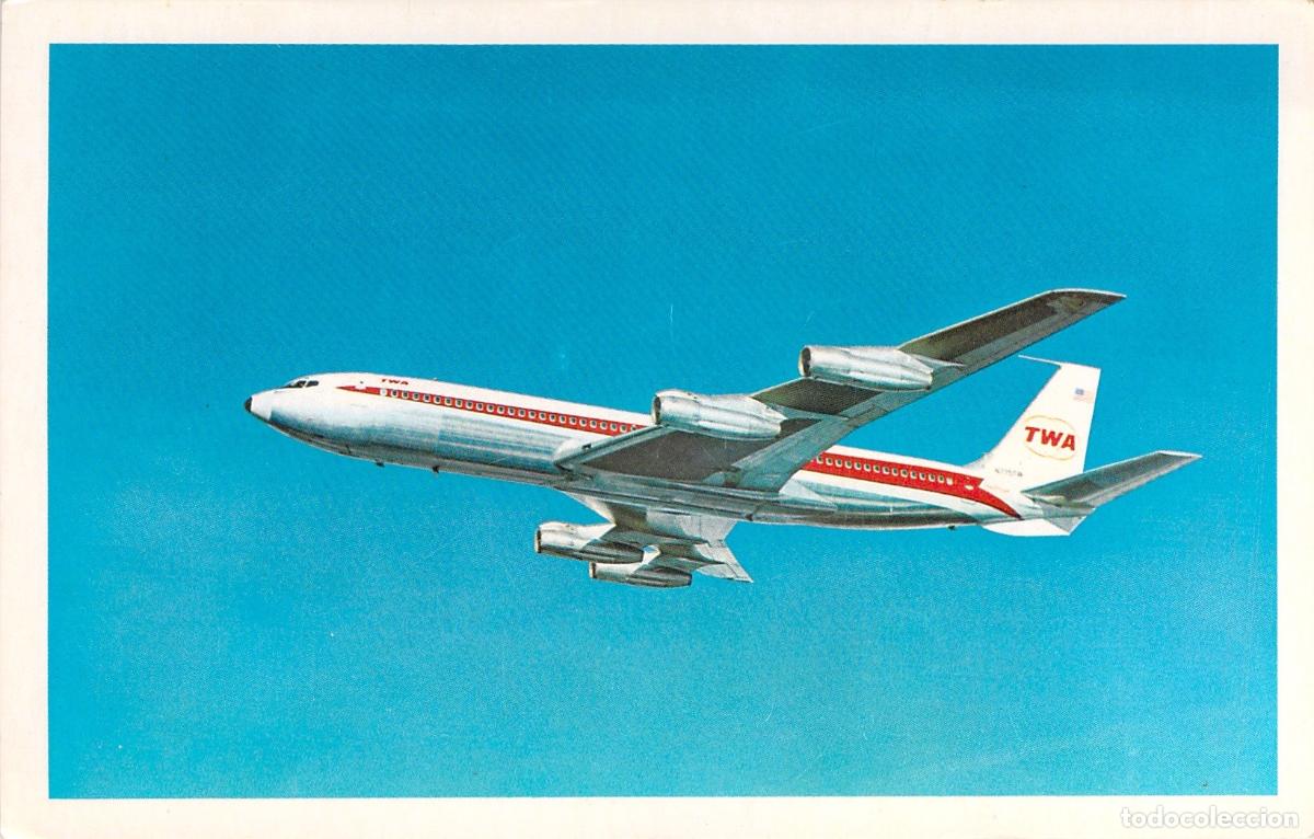 Postales: Postal de Avi&oacute;n StarStream de Trans World Airlines TWA