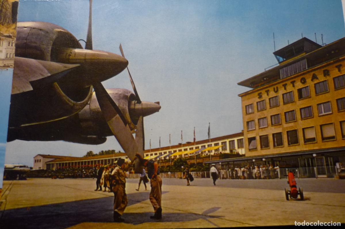 Postales: postal extranjera aeropuerto stuttgart