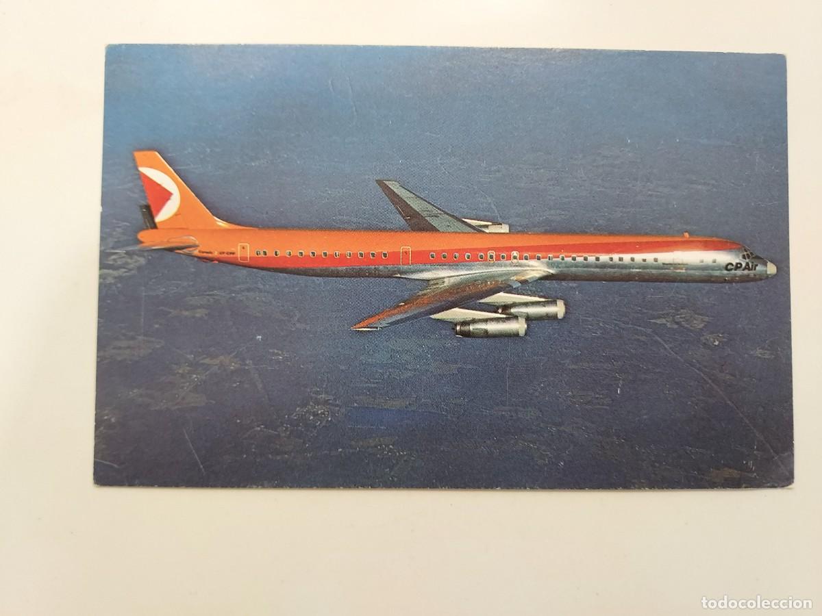 Postales: POSTAL AEROLINEA CANADIAN PACIFICA AIR LINES CP AIR DC-8. SIN CIRCULAR