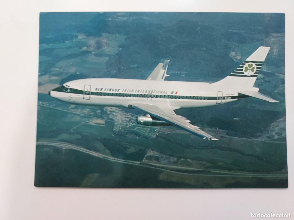 Postales: POSTAL AEROLINEA AER LINGUS IRISH INTERNATIONAL BOEING 737. SIN CIRCULAR