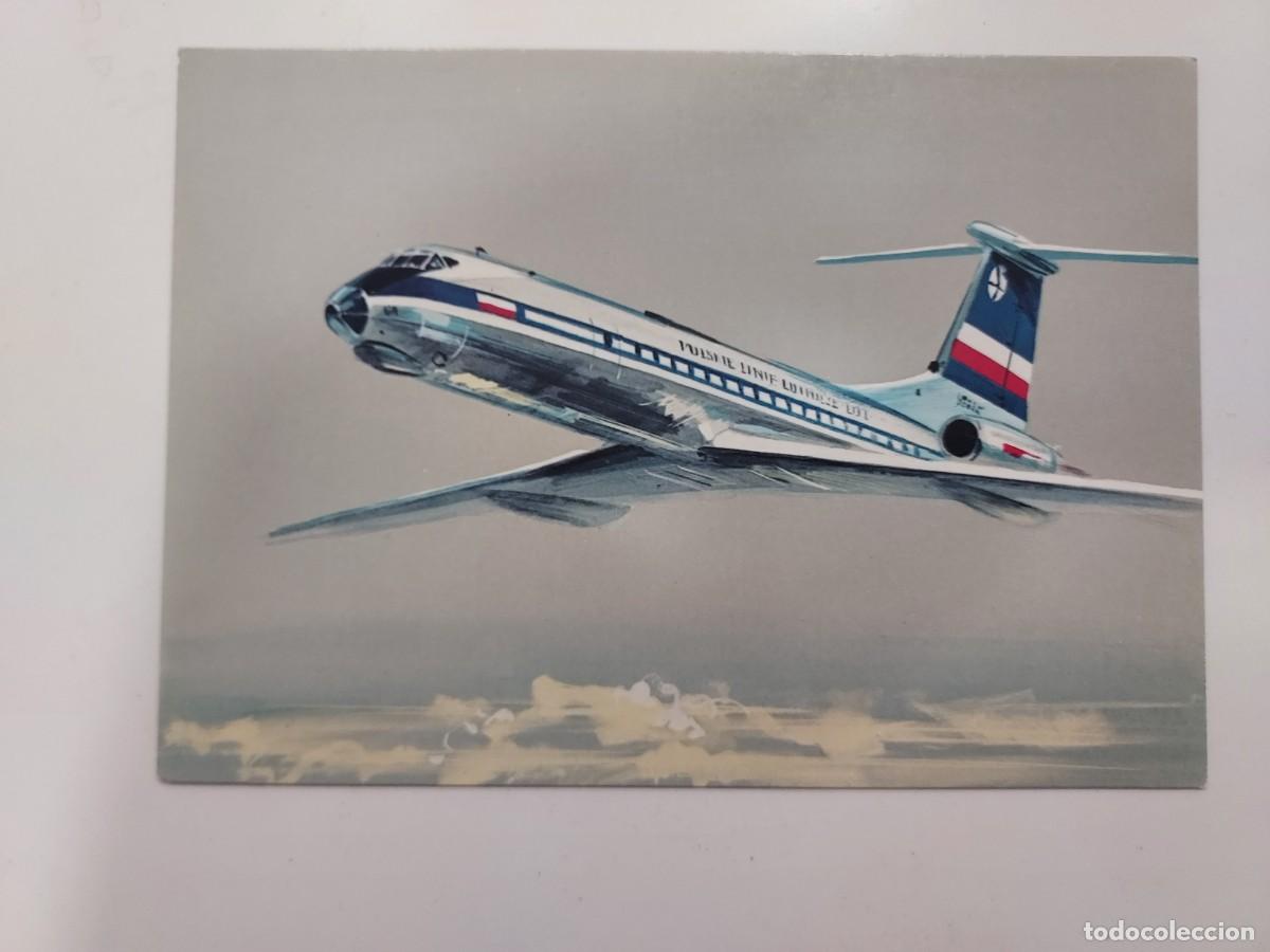 Postales: POSTAL AEROLINEA POLSKIE LINIE LOTNICZE LOT POLISH AIRLINES THE JET AIRLINER TUPOLEV 134. S/C