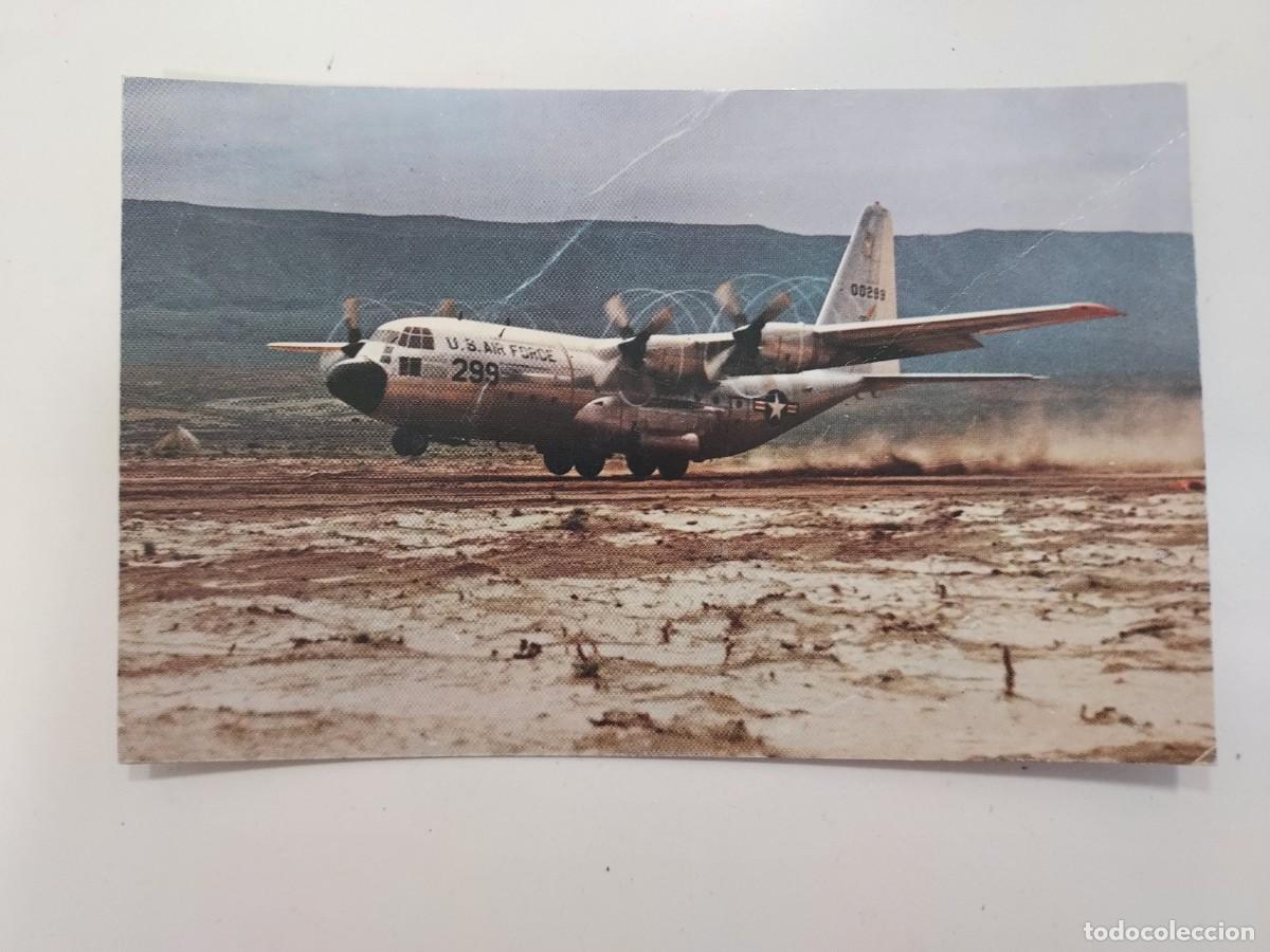 Postales: POSTAL AVION U.S. AIR FORCE Lockheed C-130 Hercules. SIN CIRCULAR