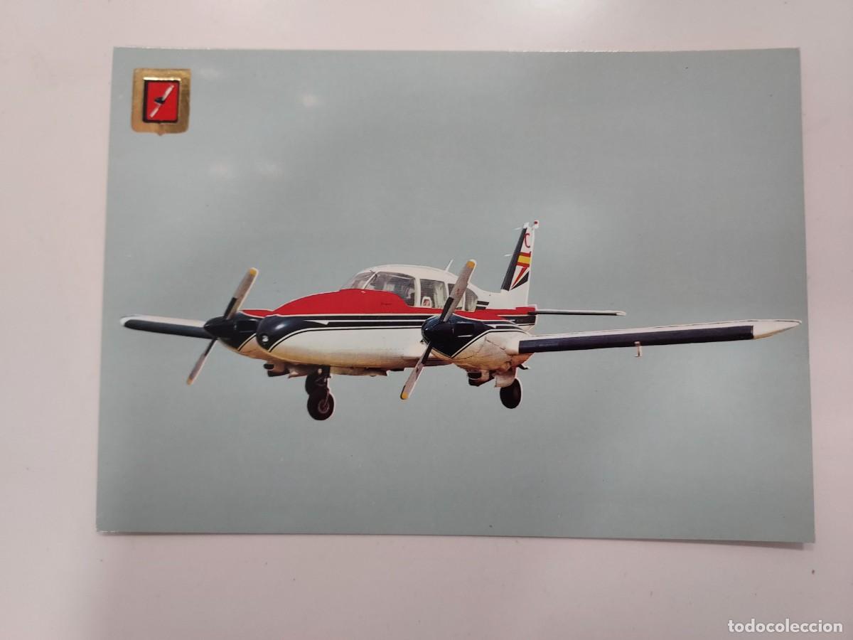 Postales: POSTAL AVIONETAS DEPORTIVAS PIPER PA 23 AZTECA. REAL AEROCLUB BARCELONA SABADELL. SIN CIRCULAR