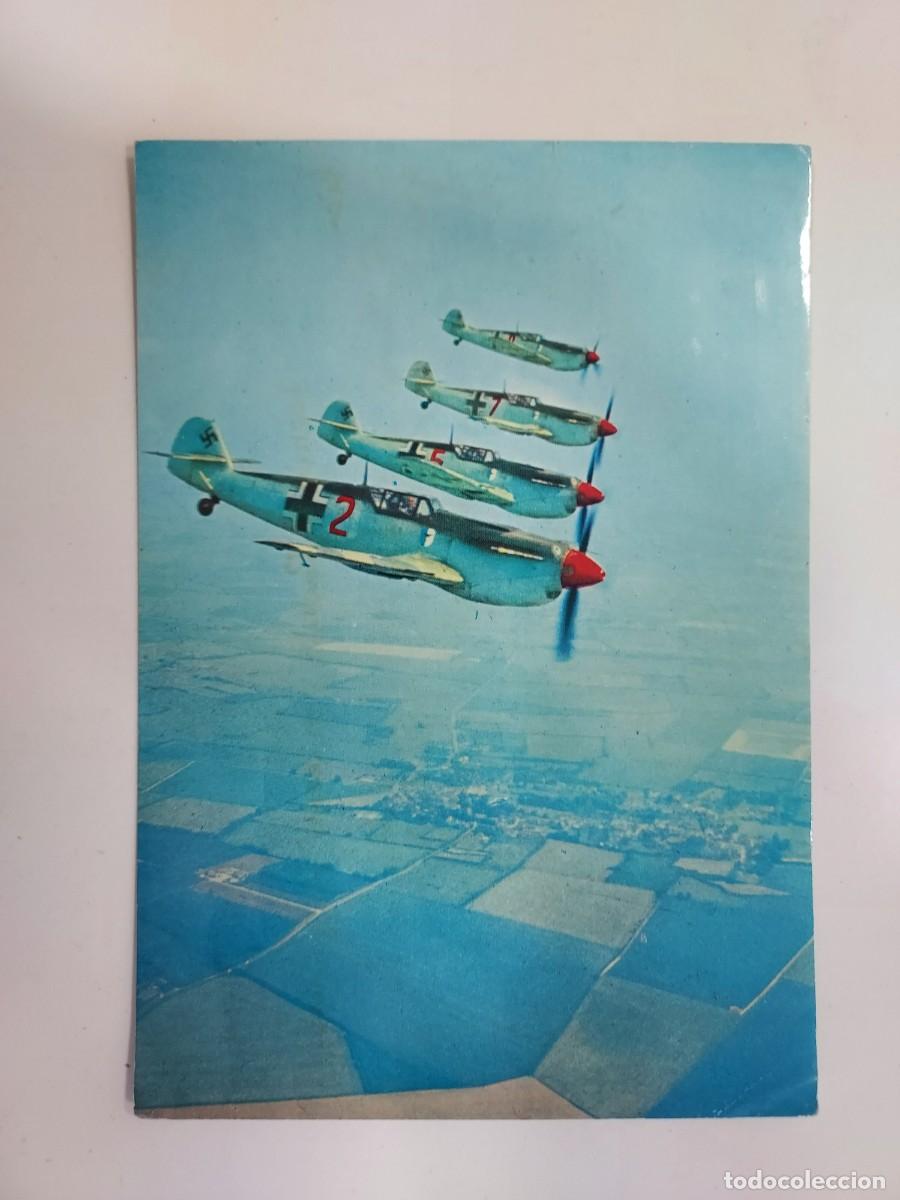Postales: POSTAL AVION BATTLE OR BRITAIN Messerschmitt Bf 109. CIRCULADA
