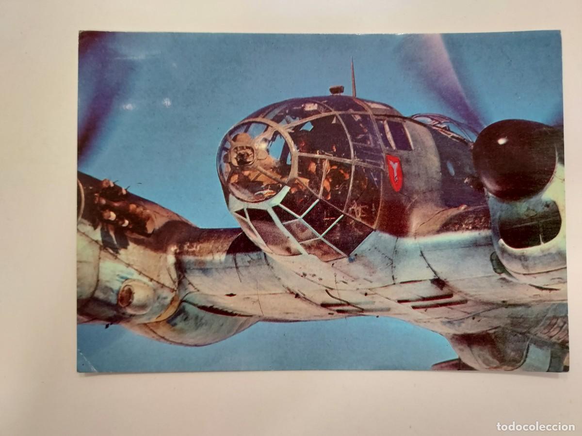 Postales: POSTAL AVION BATTLE OR BRITAIN Heinkel He 111 BOMBER. ESCRITA