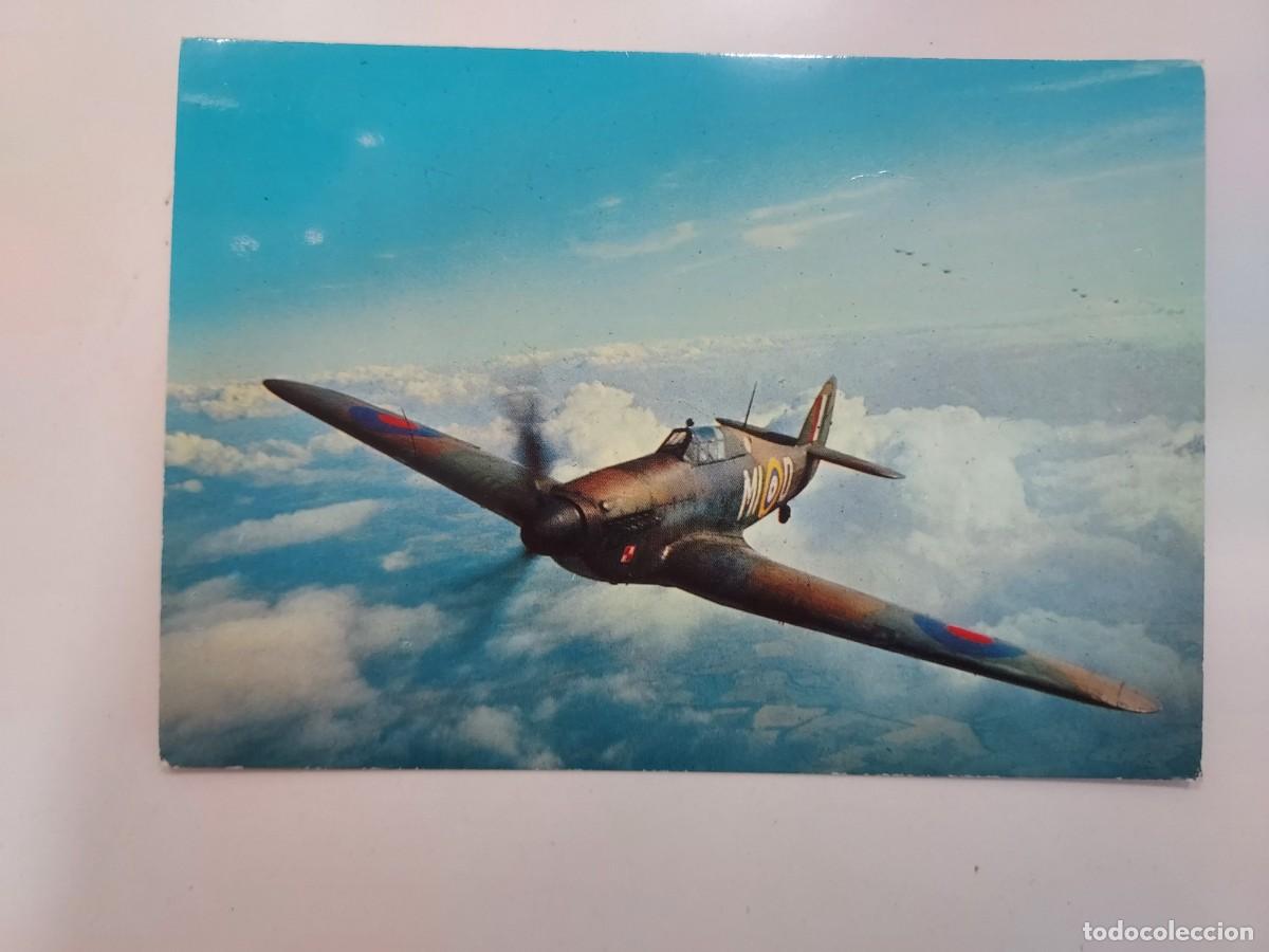 Postales: POSTAL AVION BATTLE OR BRITAIN Hawker Hurricane Mk I. Polish Squadron. ESCRITA