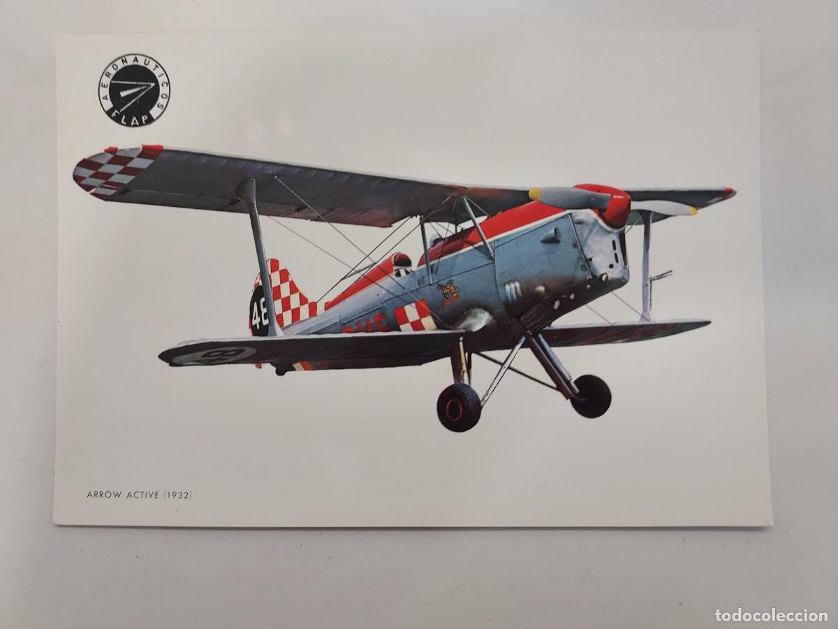 Postales: POSTAL ARROW ACTIVE (1932). FLAP AERONAUTICOS. CYZ. SIN CIRCULAR. 1969. ACADEMIA FLAP PUBLICIDAD
