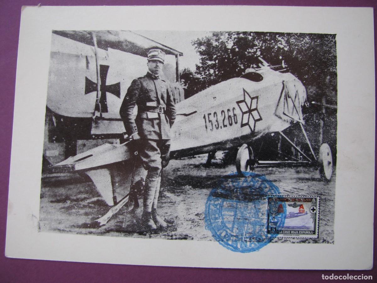 Postales: POSTAL FACSIMIL, REPRODUCCION DEL PILOTO ITALIANO FRANCESO BARACCA.
