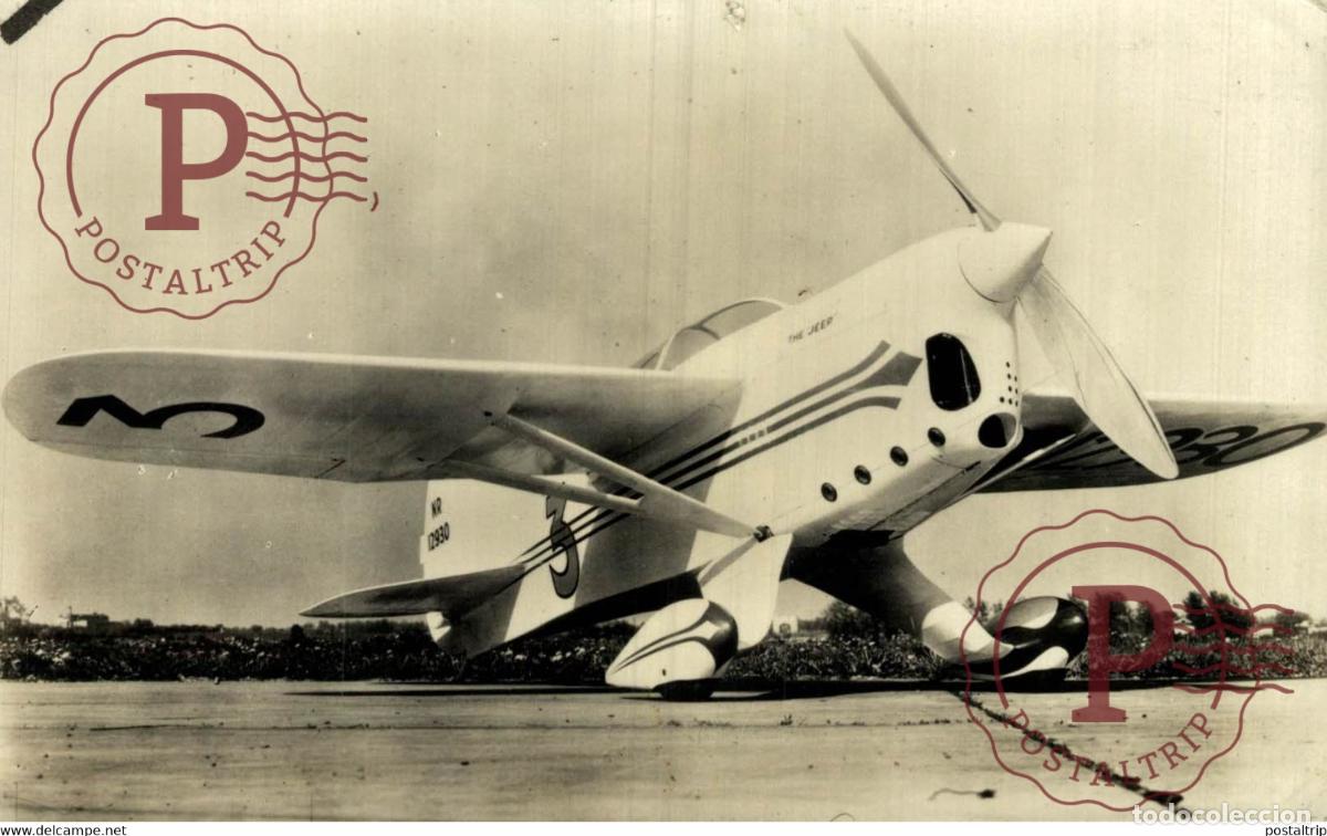 Postcards: RPPC. Chester Jeep REAL PHOTO POSTCARD. AVIACI&Oacute;N