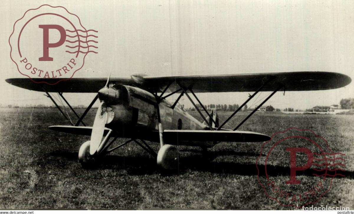 Postcards: RPPC FIAT C R 32 ITALY ITALIAN AIR FORCE REAL PHOTO POSTCARD. AVIACI&Oacute;N
