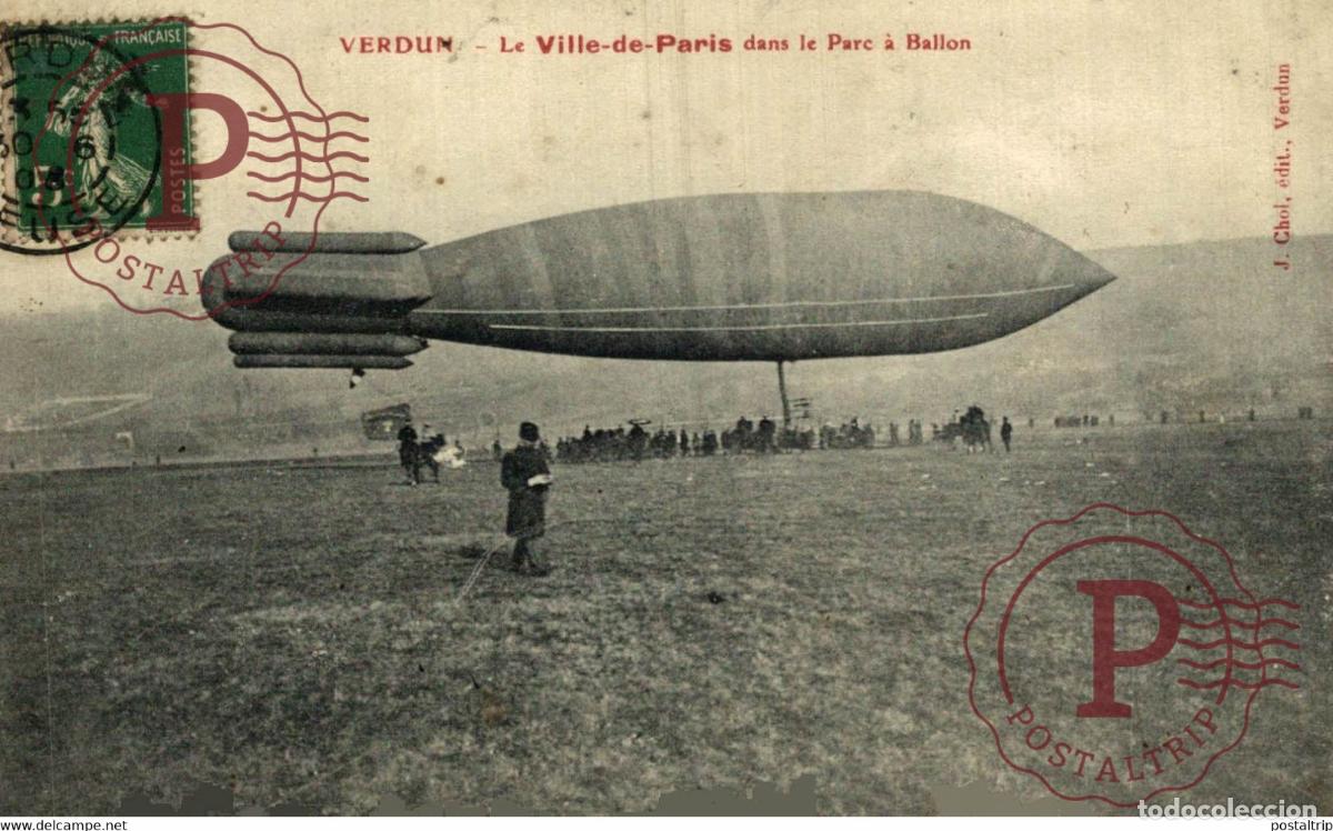 Postales: RARE 55 VERDUN LE VILLE DE PARIS DANS LE PARC A BALLON
