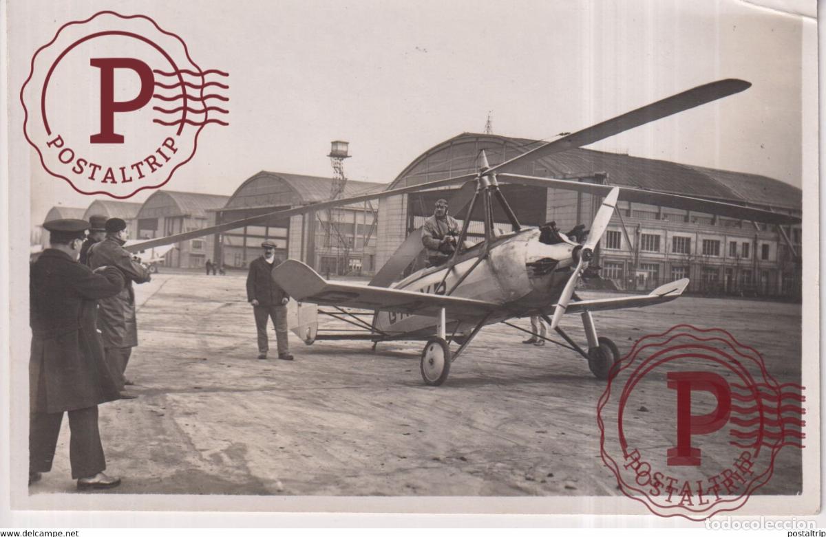 Postales: AUTOGINE ANGLAIS AU CONGRES DE LA SECURITE AERIENNE 14*9CM AVION PHOTO ANDRE LE BOURGET