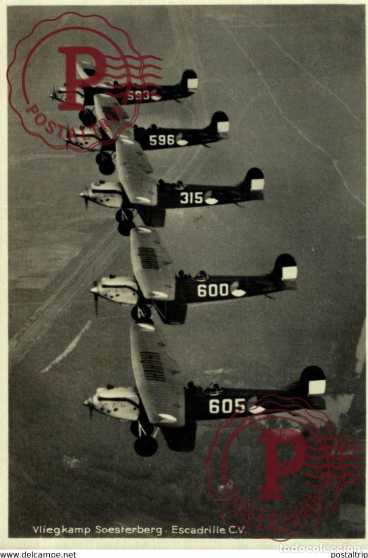 Postales: FOTOPOSTAL Fokker D VII Vliegkamp Soesterberg escadrille CV