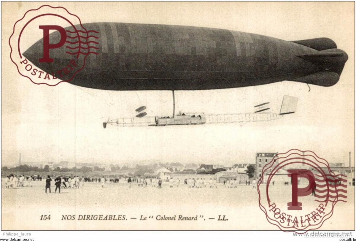 Postales: CPA Avion Aviation Dirigeable Zeppelin Le ballon dirigeable Clement Bayard