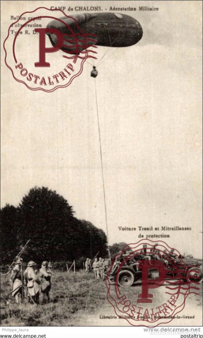 Postales: Camp de Chalons A&eacute;rostation militaire