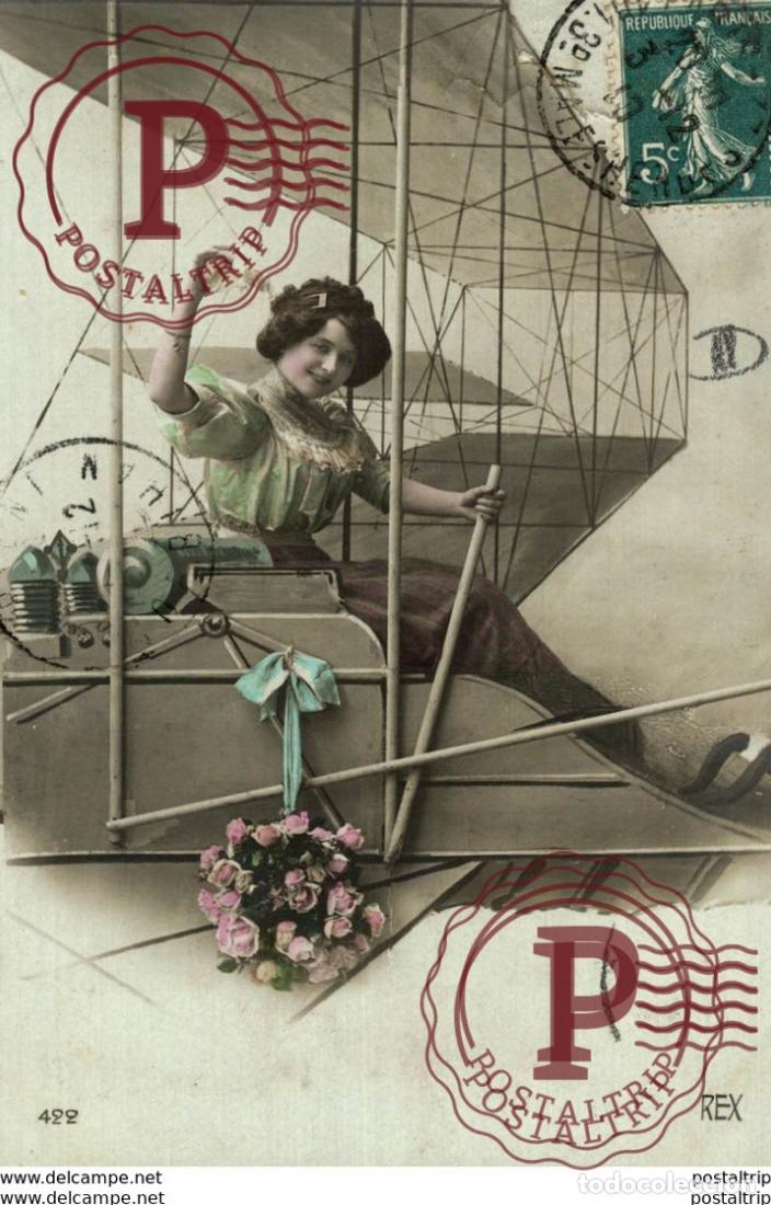 Postales: aviacion, avion, vliegtuig