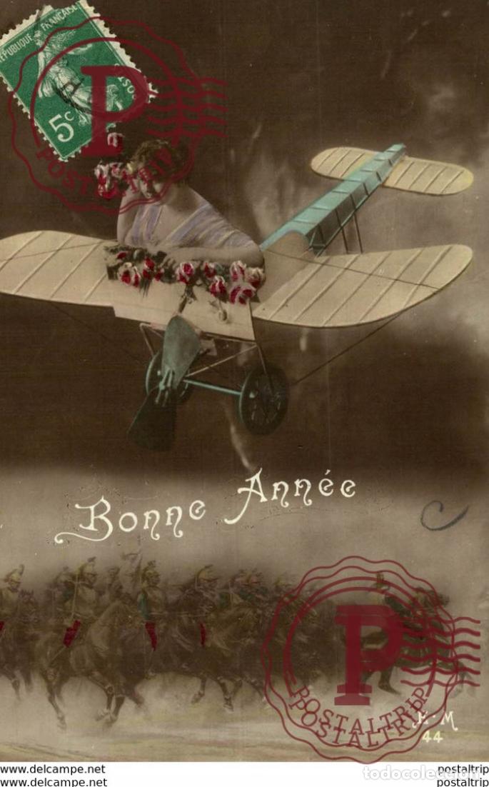 Postales: aviacion, avion, vliegtuig