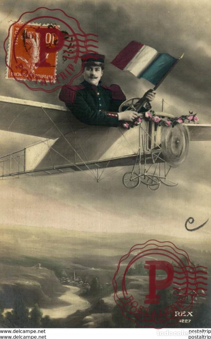 Postales: aviacion, avion, vliegtuig