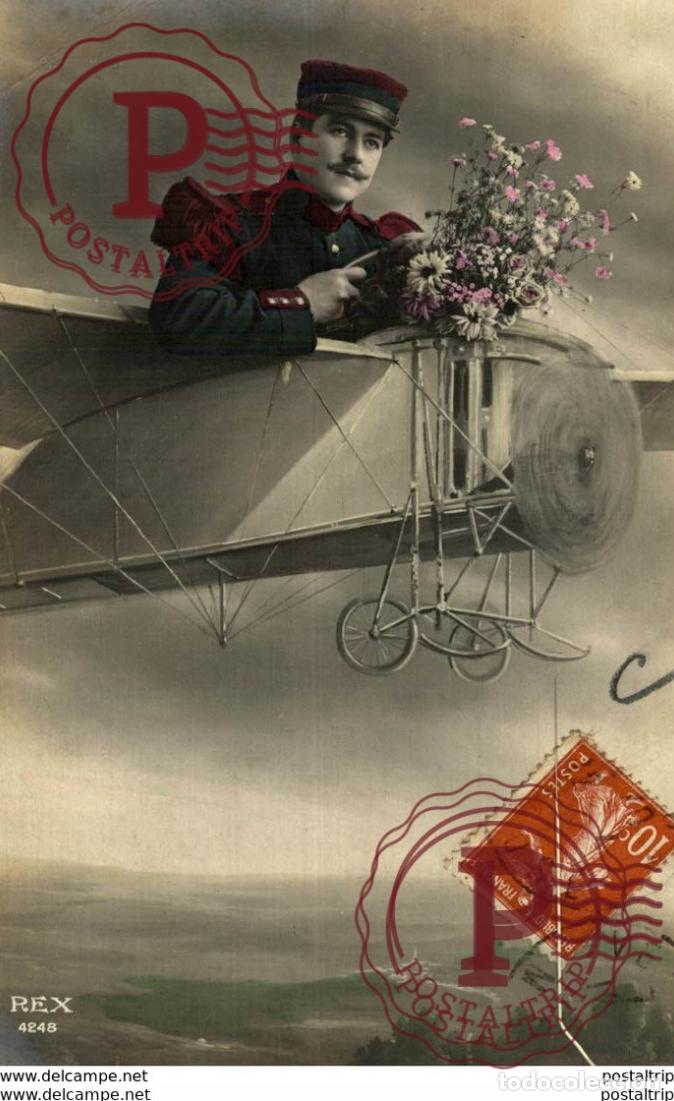 Postales: aviacion, avion, vliegtuig