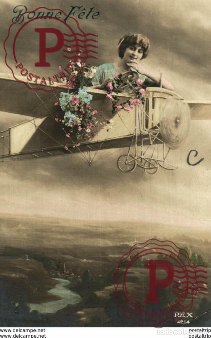 Postales: aviacion, avion, vliegtuig